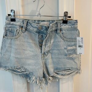 NWT- PacSun Denim High Rise Shorts